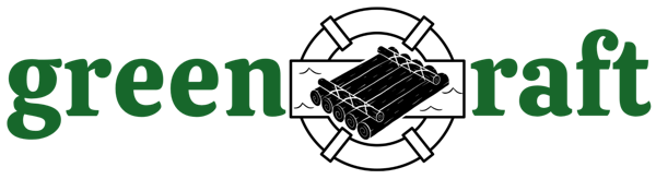Logo von Green Raft – ein gemütliches Floß für Fahrten in Kopenhagen